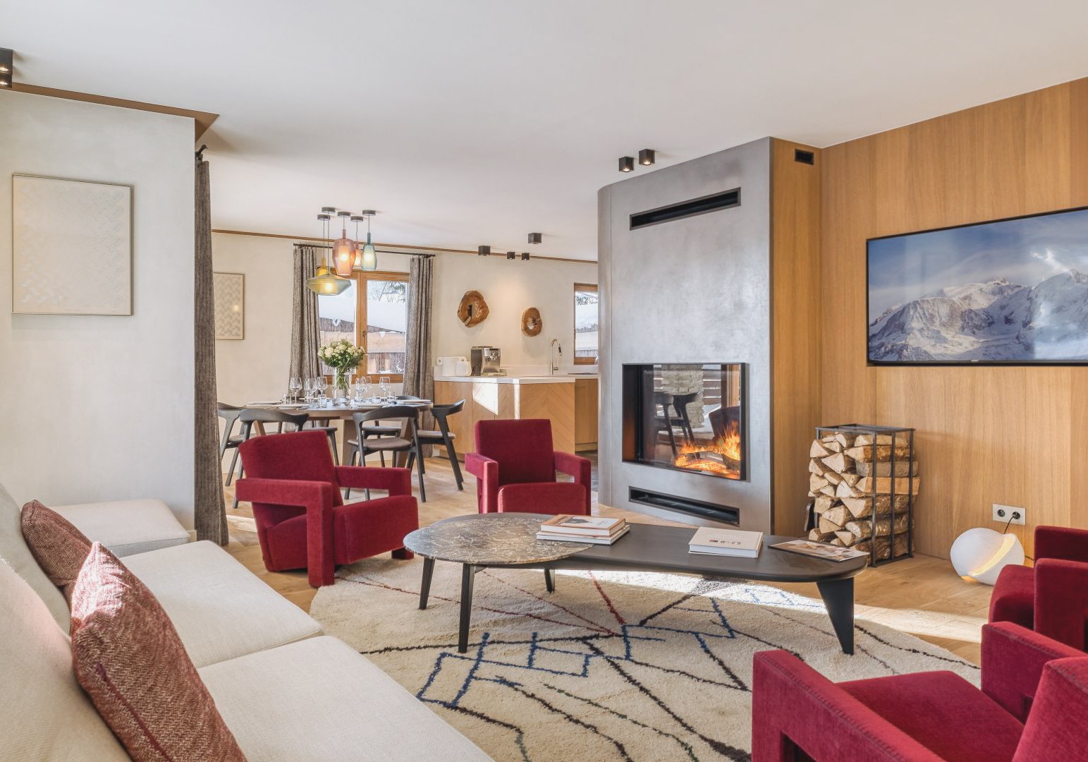 Lodge Alpina Megeve Luxury Apartment Rental