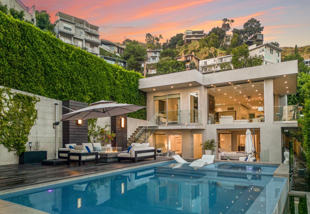 Villa Plaza Hollywood Hills Los Angeles Luxury Vacation Villa Rentals