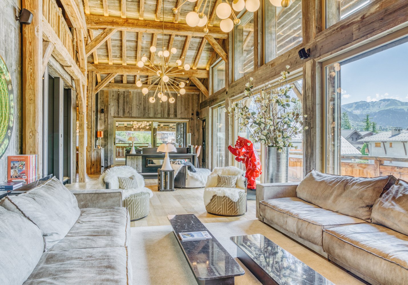 Chalet Lodge Serenity Megeve Town Luxury Ski Chalet Rental