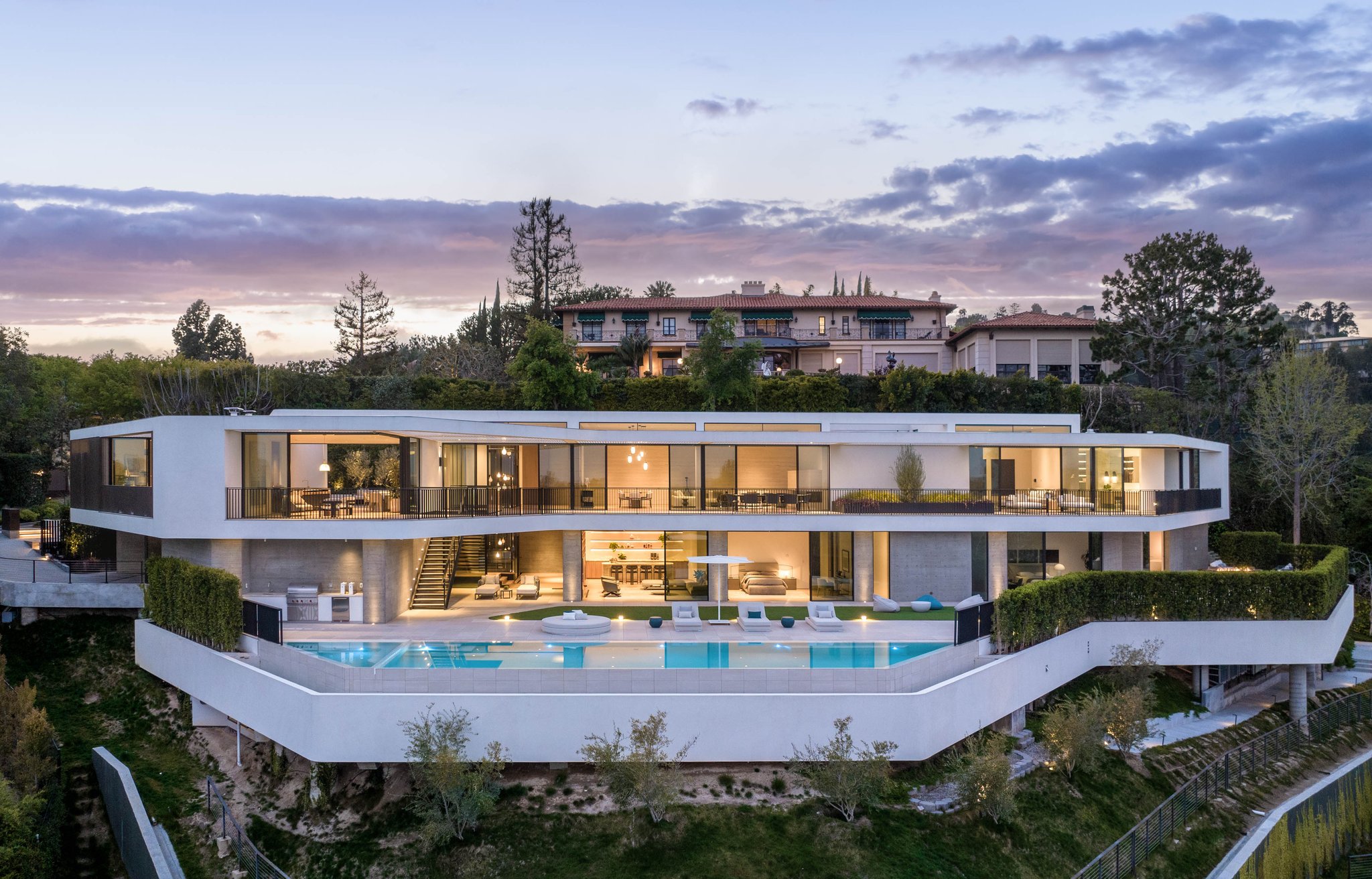 Villa Bel Air Skyline Los Angeles Luxury Vacation Villa Rental