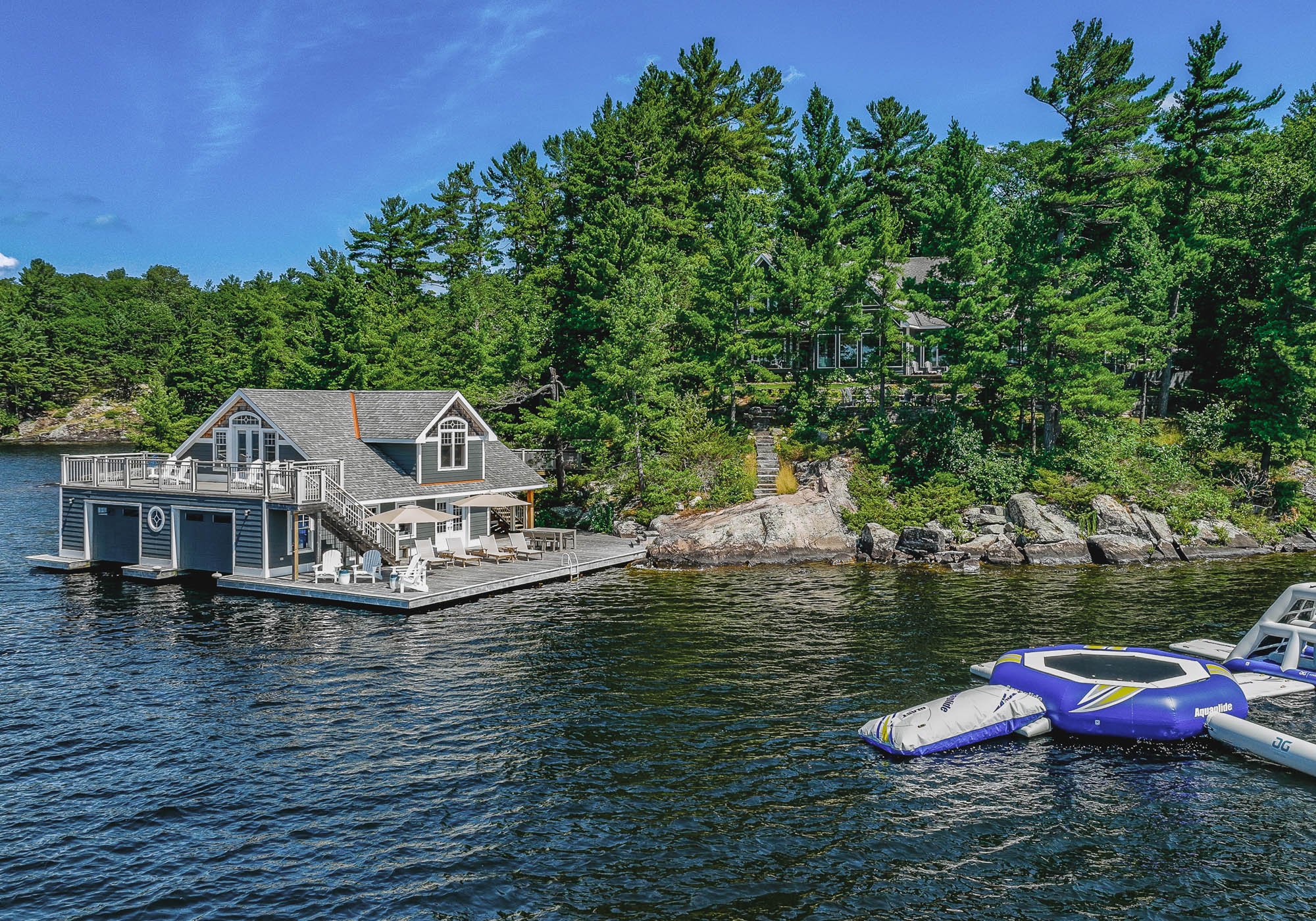 Lake Muskoka Luxury Cottage Rental | Waterfront Estate with Boathouse