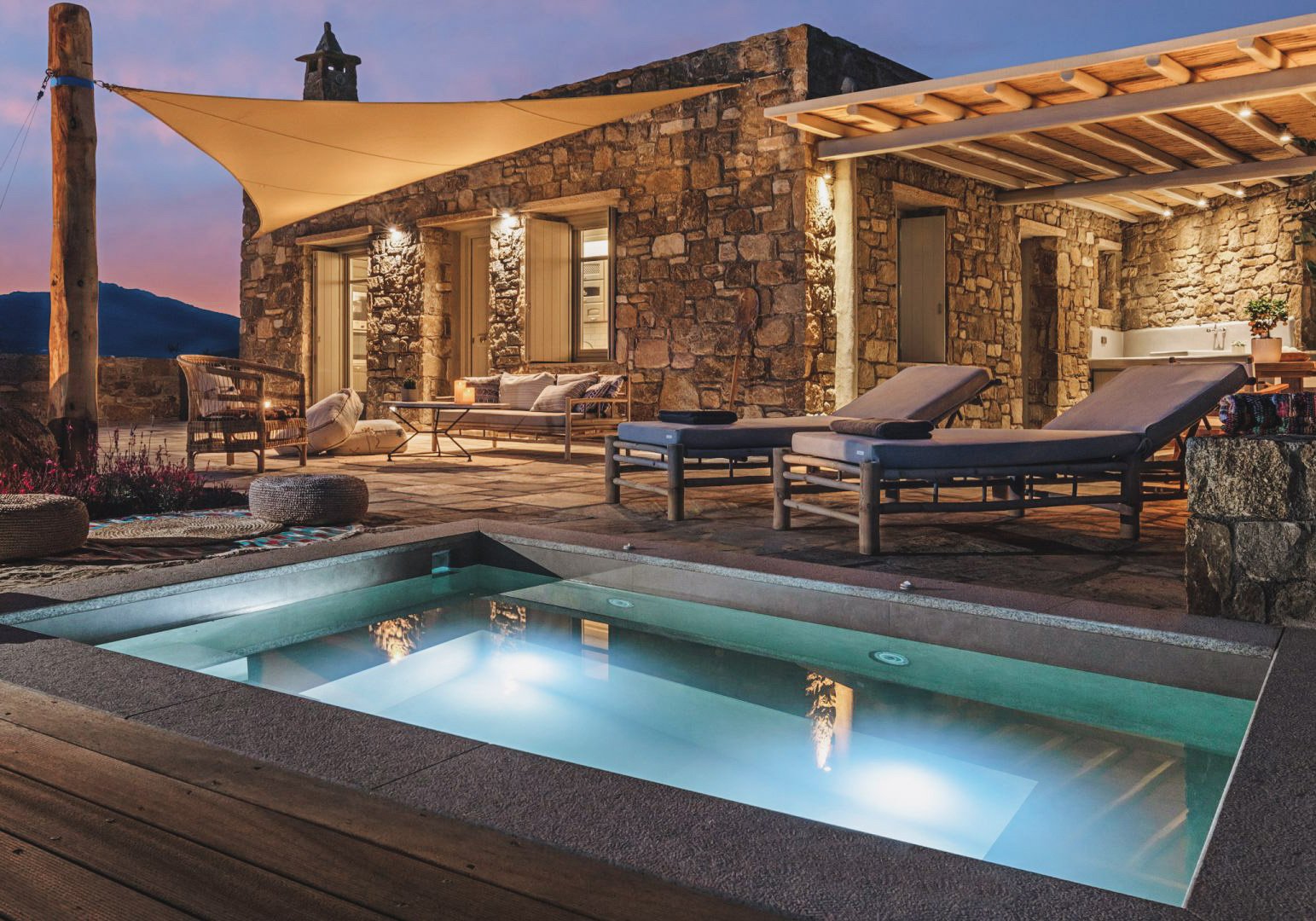 Casa Karma Ftelia Mykonos Rental
