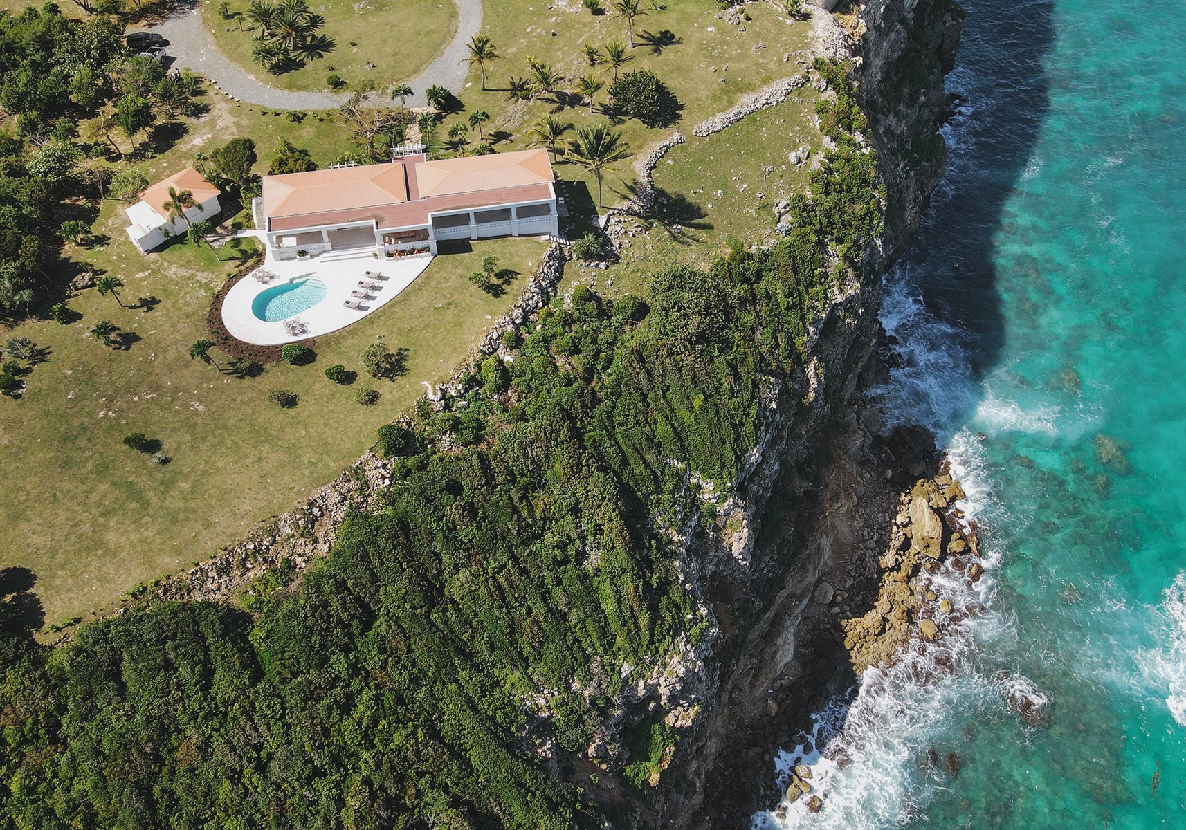 Cliffside Haven St. Martin Waterfront Luxury Vacation Villa Rental