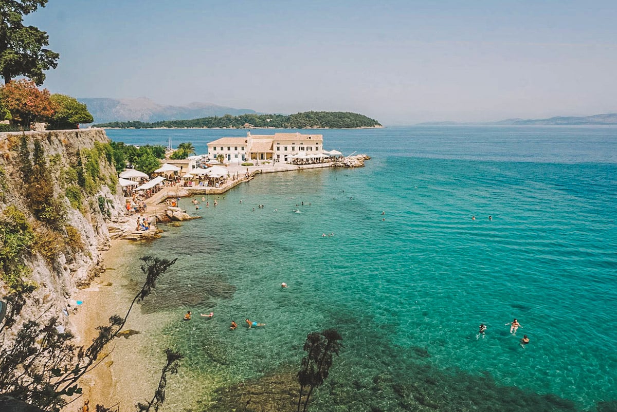 Beach-near-Old-Town-Corfu-Greece