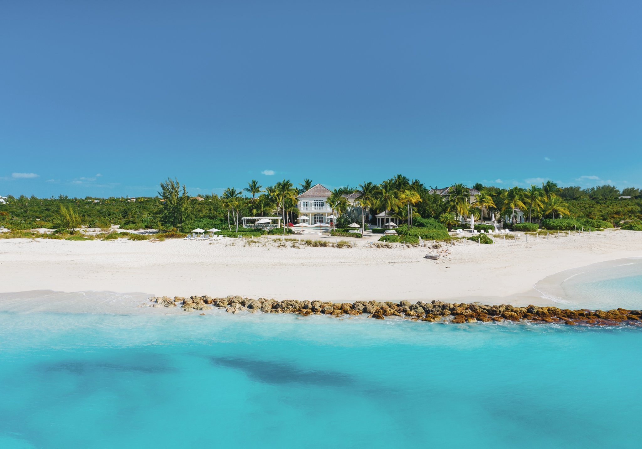 Beachfront Manor Turks & Caicos Luxury Vacation Villa Rentals