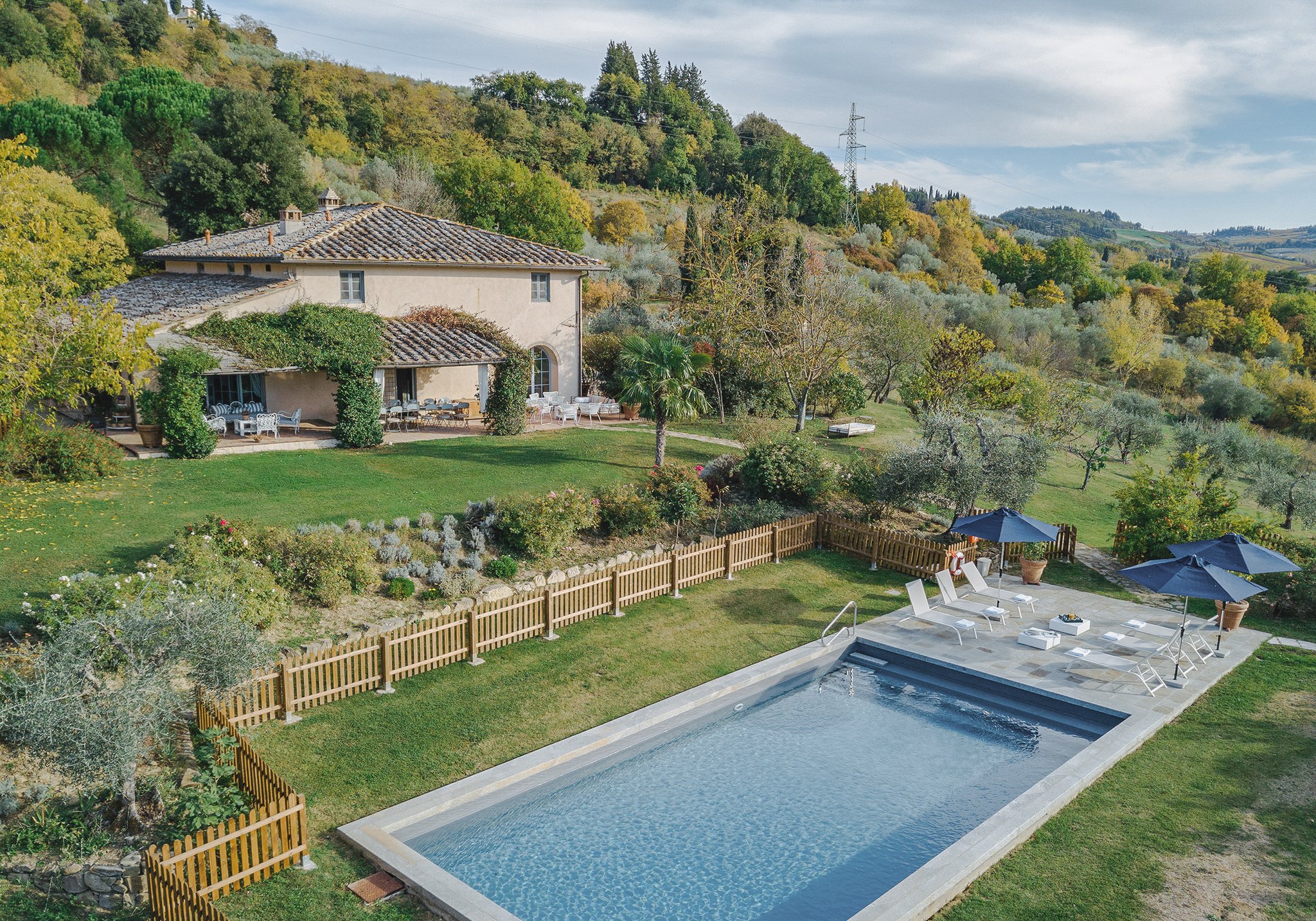 Villa Il Pino Chianti Tuscany Luxury Vacation Villa Rental