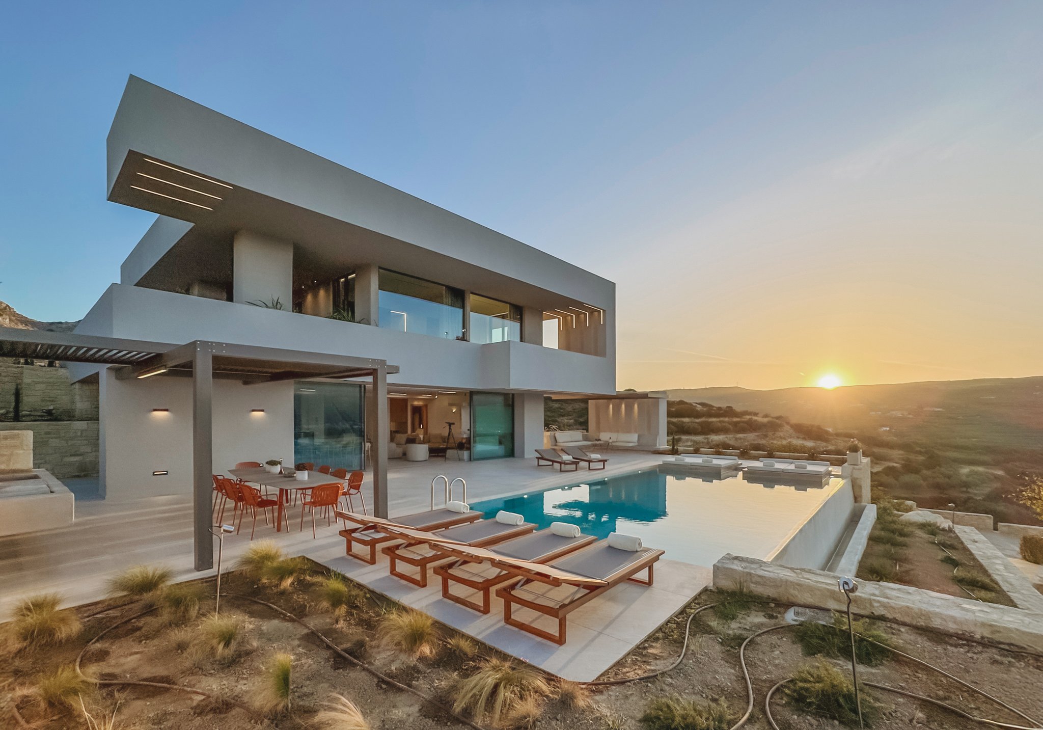 Villa Kissamos Heights Chania Crete Luxury Vacation Villa Rental