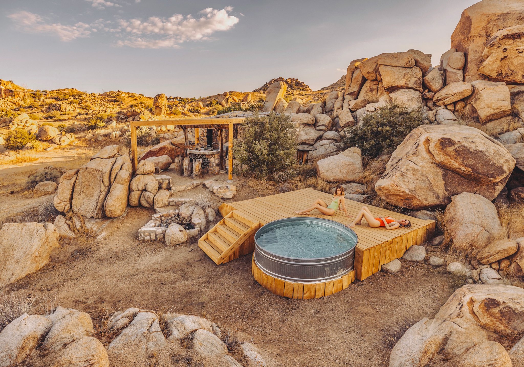 Villa Water Canyon Yucca Valley Joshua Tree Luxury Vacation Villa Rental