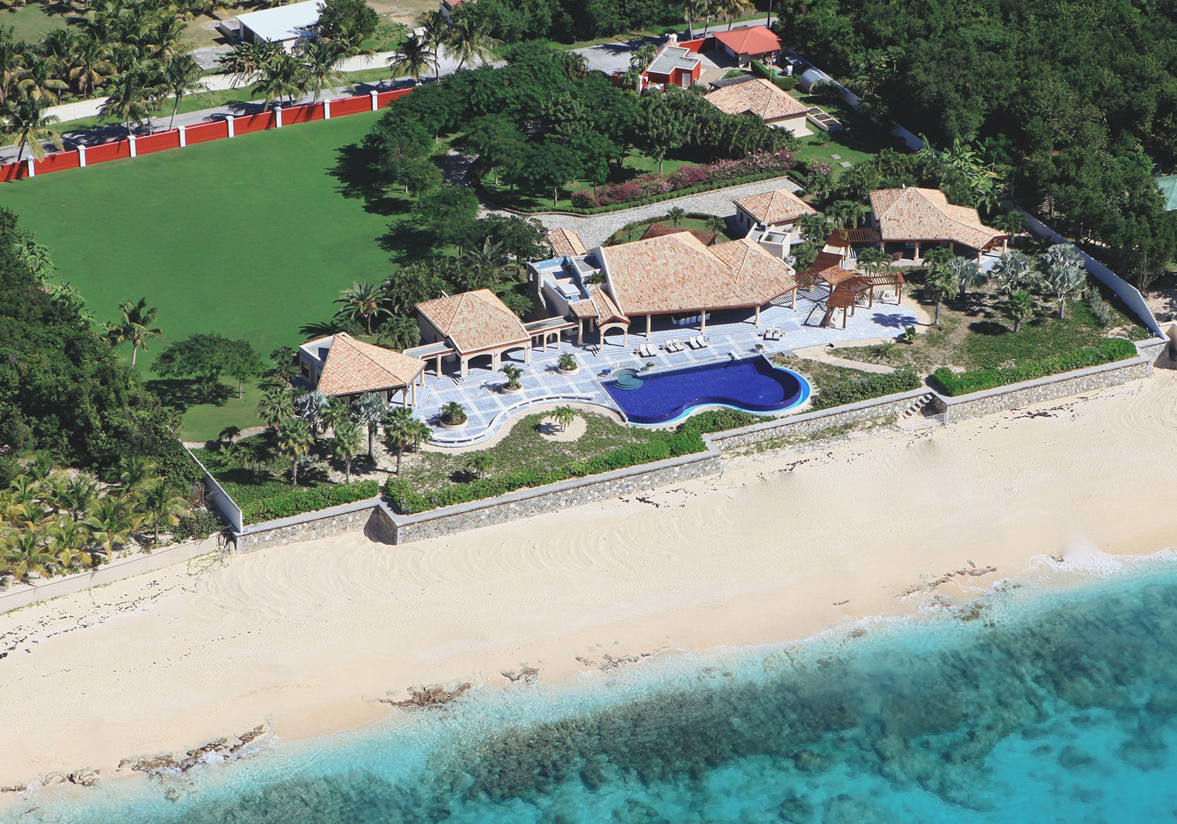 Casa Baie Longue St. Martin Luxury Beachfront Vacation Villa Rental